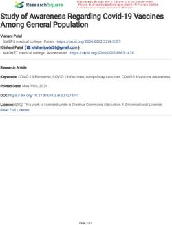 Study of Awareness Regarding Covid-19 Vaccines Among General Population