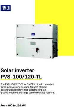 Solar inverter PVS-100/120-TL - From 100 to 120 kW The PVS-100/120-TL is FIMER's cloud connected three-phase string solution for cost efficient ...