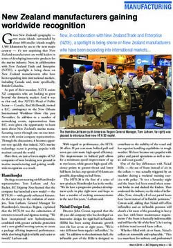 New Zealand manufacturers gaining worldwide recognition - Naiad