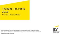 Thailand Tax Facts 2018 - Thai Taxes Practical Notes - EY