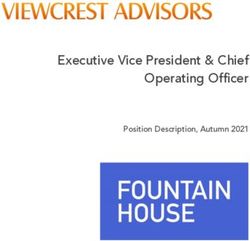 Executive Vice President & Chief Operating Officer - Position Description, Autumn 2021 - Viewcrest ...