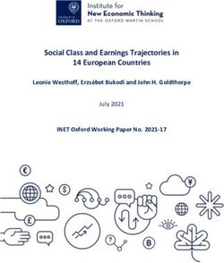 Social Class and Earnings Trajectories in 14 European Countries - Leonie Westhoff, Erzs&eacute;bet Bukodi and John H. Goldthorpe INET Oxford Working ...