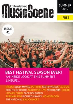 BEST FESTIVAL SEASON EVER! - AN INSIDE LOOK AT THIS SUMMER'S LINEUPS - Back & to the Left Publishing