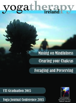 Yogatherapy ireland - Musing on Mindfulness Clearing your Chakras Foraging and Preserving - Pam Butler Yoga