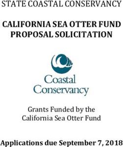 CALIFORNIA SEA OTTER FUND PROPOSAL SOLICITATION - STATE COASTAL CONSERVANCY - Applications due September 7, 2018