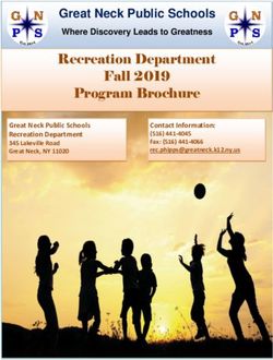 Recreation Department Fall 2019 Program Brochure - Great ...