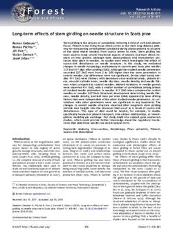 Long-term effects of stem girdling on needle structure in Scots pine - Sisef