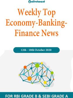 Weekly Top Finance News - Economy-Banking- FOR RBI GRADE B & SEBI GRADE A - 12th - 18th October 2020 - Oliveboard