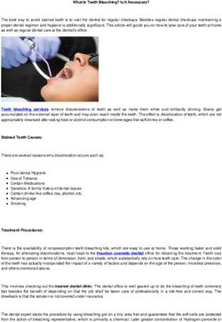 What Is Teeth Bleaching? Is It Necessary?