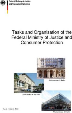 Tasks and Organisation of the Federal Ministry of Justice and Consumer Protection - Federal Ministry of Justice and Consumer Protection - BMJV
