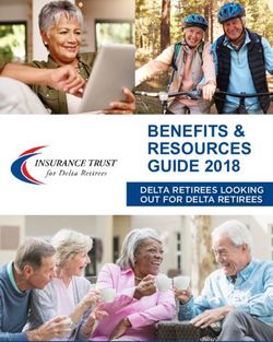 BENEFITS & RESOURCES GUIDE 2018 - DELTA RETIREES LOOKING OUT FOR DELTA RETIREES - EBView