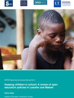 Keeping children in school: A review of open education policies in Lesotho and Malawi - SOFIE Opening Up Access Series No 5