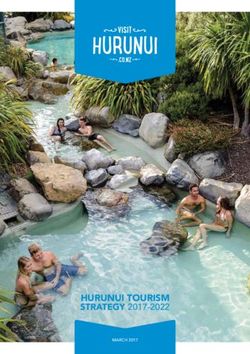 HURUNUI TOURISM STRATEGY 2017-2022 - MARCH 2017 - Visit Hurunui