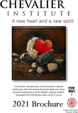 2021 Brochure - A new heart and a new spirit - Missionaries of the Sacred Heart