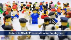Return to Work: Presentation for Employers - European Cancer Leagues