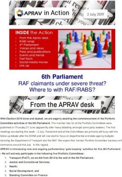 RAF claimants under severe threat? - 6th Parliament - APRAV