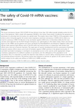 The safety of Covid-19 mRNA vaccines: a review