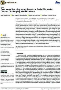 Fake News Reaching Young People on Social Networks: Distrust Challenging Media Literacy - MDPI
