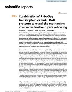 Combination of RNA Seq transcriptomics and iTRAQ proteomics reveal the mechanism involved in fresh cut yam yellowing - Nature