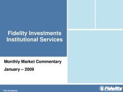 Fidelity Investments Institutional Services - Monthly Market Commentary January 2009