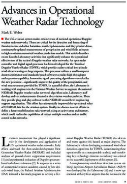 Advances in Operational Weather Radar Technology