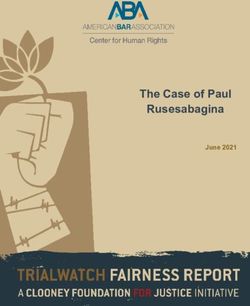 The Case of Paul Rusesabagina - June 2021