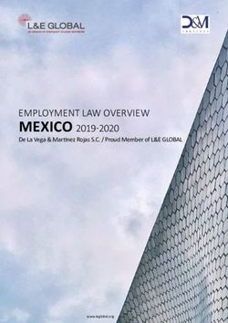 Mexico 2019-2020 employment law overview - De La Vega & Martinez Rojas S.C. / Proud Member of L&E GLOBAL - L&E Global ...