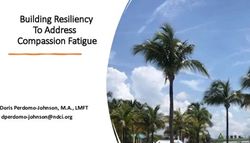 Building Resiliency To Address Compassion Fatigue - Doris Perdomo-Johnson, M.A., LMFT