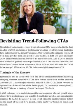 REVISITING TREND-FOLLOWING CTAS - HEDGENORDIC