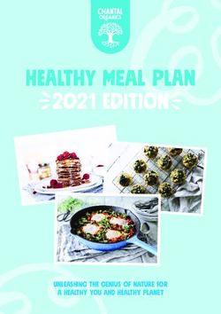 HEALTHY MEAL PLAN 2021 EDITION - UNLEASHING THE GENIUS OF NATURE FOR A HEALTHY YOU AND HEALTHY PLANET - CHANTAL ORGANICS