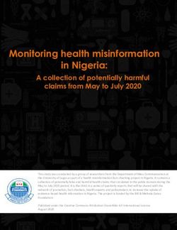 Monitoring health misinformation in Nigeria: Africa Check