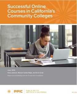 Successful Online Courses in California's Community Colleges