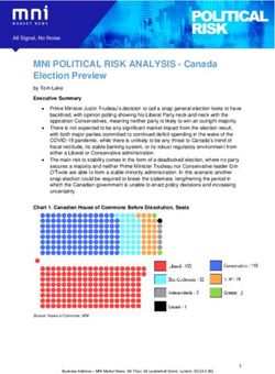 MNI POLITICAL RISK ANALYSIS - Canada Election Preview