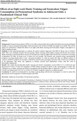 Effects of an Eight-week Elastic Training and Foeniculum Vulgare Consumption on Premenstrual Syndrome in Adolescent Girls: a Randomised Clinical Trial