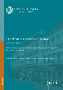 R 624 - De-anchored long-term inflation expectations in a low growth, low rate environment - Banca d'Italia