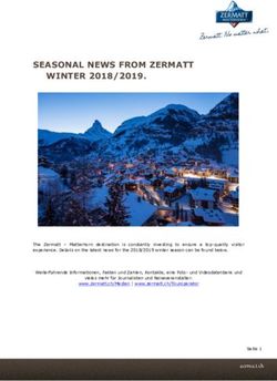 SEASONAL NEWS FROM ZERMATT WINTER 2018/2019 - Zermatt-Matterhorn