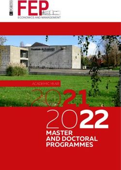 2022 ACADEMIC YEAR 20 21 - MASTER AND DOCTORAL PROGRAMMES - FEP
