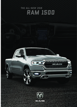 THE ALL-NEW 2019 RAM 1500