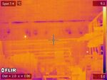 On-site research with a thermal camera on industrial heating