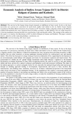 Economic Analysis of Indira Awaas Yojana (IAY) in District Kulgam of Jammu and Kashmir - IOSR journals