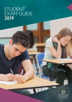 STUDENT EXAM GUIDE 2019 - TASC