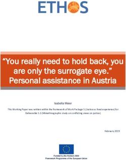 "You really need to hold back, you are only the surrogate eye." Personal assistance in Austria - Project Ethos