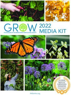 MEDIA KIT 2022 - BEST U.S. 3X WINNER - Pennsylvania Horticultural Society