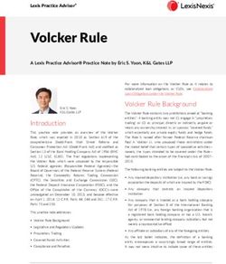 Volcker Rule Background - K&L Gates