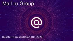 Mail.ru Group - Quarterly presentation (Q1 2020)