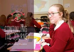 Continuing the Journey - A Loreto Fermoy Education - Loreto Secondary School Fermoy
