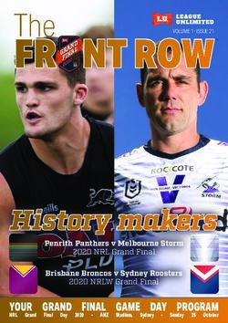FRFRONT ROW The - League Unlimited