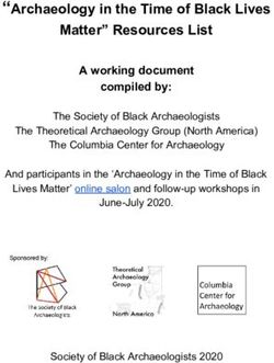 " Archaeology in the Time of Black Lives Matter" Resources List