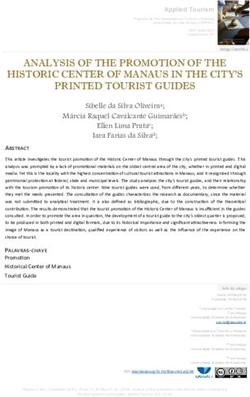 ANALYSIS OF THE PROMOTION OF THE HISTORIC CENTER OF MANAUS IN THE CITY'S PRINTED TOURIST GUIDES