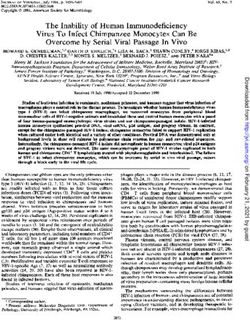 The Inability of Human Immunodeficiency Virus To Infect Chimpanzee Monocytes Can Be Overcome by Serial Viral Passage In Vivo